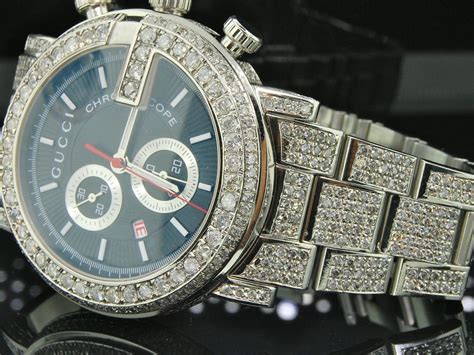 diamond gucci watches for men